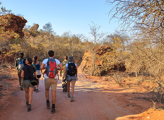 Bush walk at Sekala Private Game Lodge