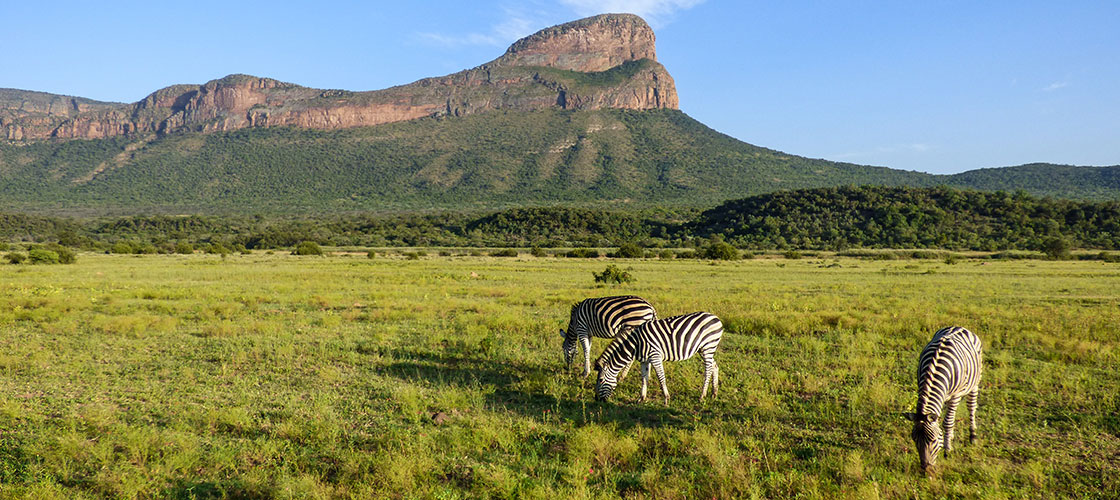 Dramatic Waterberg mountain landscape near Sekala
