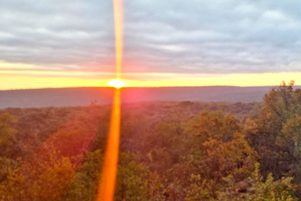Spectacular African sunset views